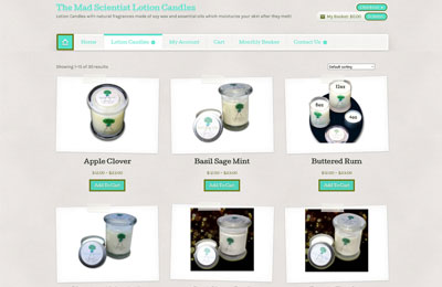 The Mad Scientist Lotion Candles